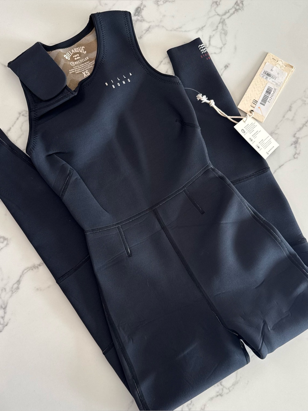Billabong Sol Sistah Long Jane Wetsuit - Black - Size 2 (XS) - Picture 2 of 5